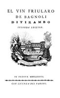 Stradon del Vin Friularo - ditirambo